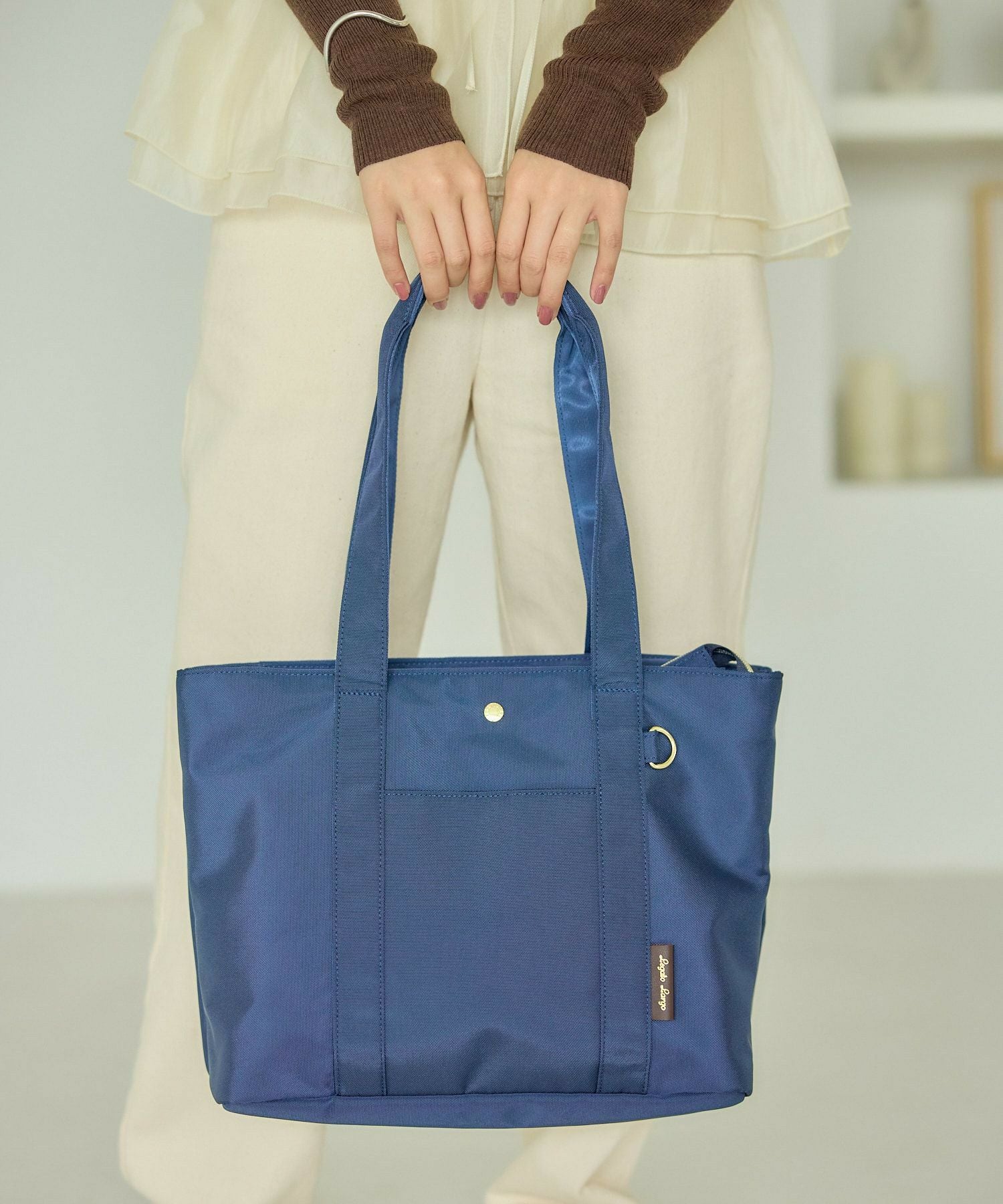 Legato Largo トートバッグ 簡探バッグ 撥水 整理整頓 仕切り A4 簡探バッグ LT-F3412