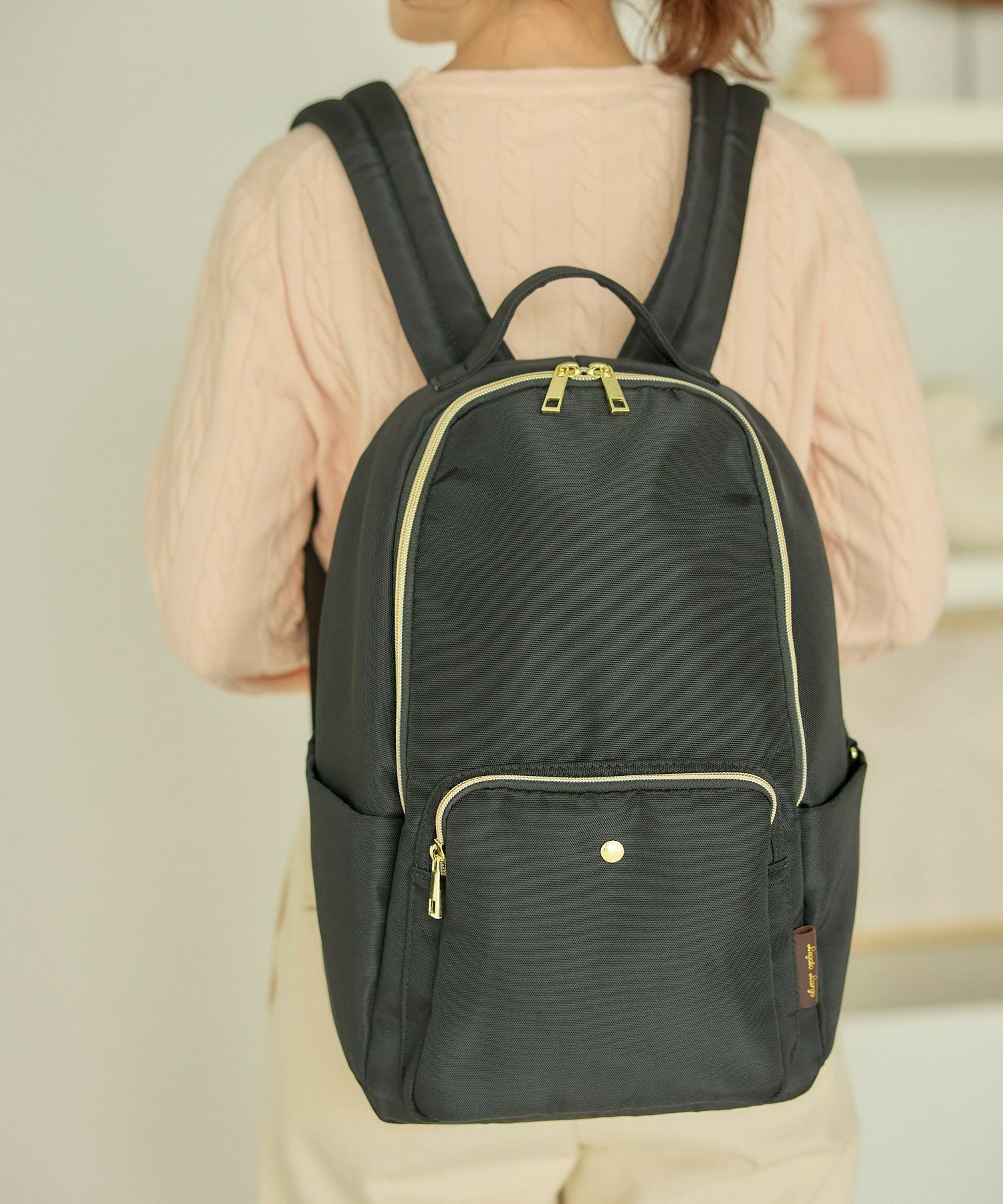 Legato Largo リュック バックパック 簡探バッグ 撥水 整理整頓 マザーズバッグ 多収納 A4 簡探バッグ LT-F3413