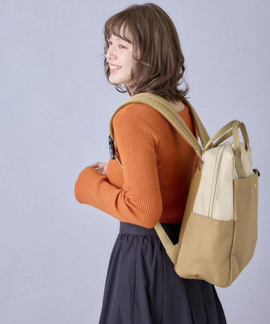 Legato Largo リュック バックパック 撥水 両立バッグ 10ポケット A4 撥水両立バッグ LT-F3383