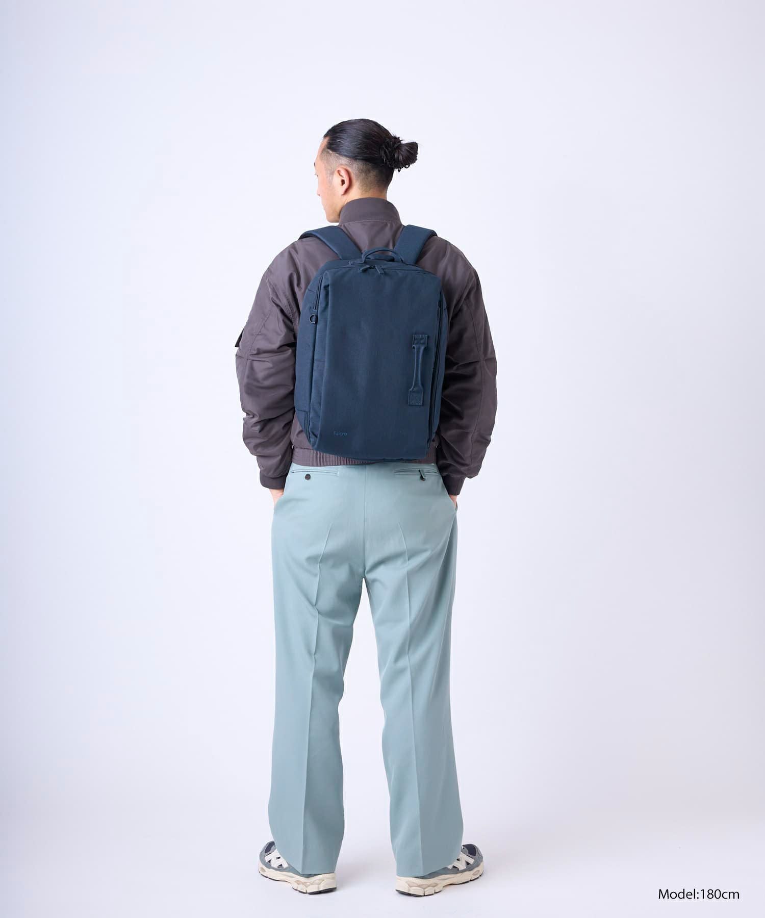 fulcro リュック バックパック 撥水 多ポケット メッシュポケット キャリーオン 0 ESSENCE fma-0004
