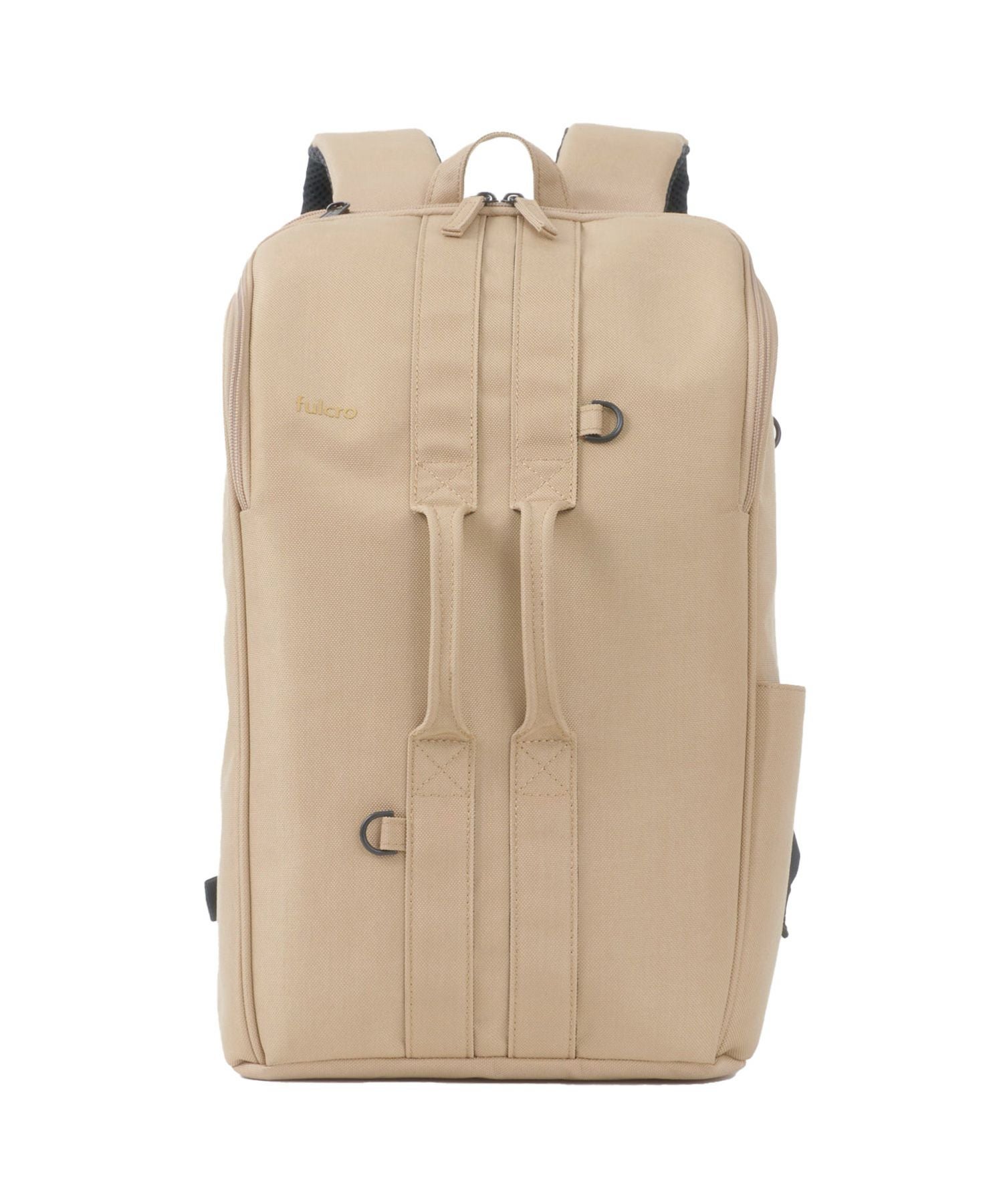 fulcro リュック バックパック 撥水 正面ダブルハンドル 多ポケット メッシュポケット キャリーオン A4 ESSENCE fma-0006
