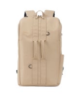 fulcro リュック バックパック 撥水 正面ダブルハンドル 多ポケット メッシュポケット キャリーオン A4 ESSENCE fma-0006