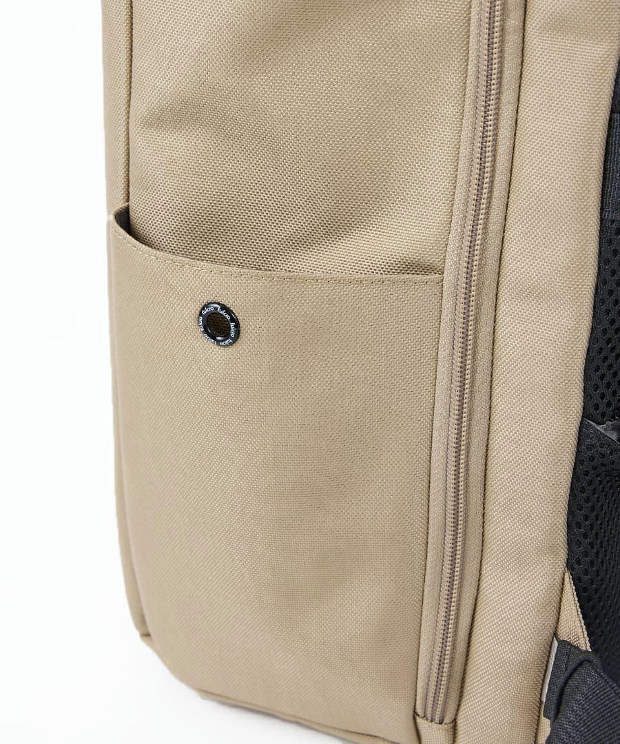 fulcro リュック バックパック 撥水 正面ダブルハンドル 多ポケット メッシュポケット キャリーオン A4 ESSENCE fma-0006