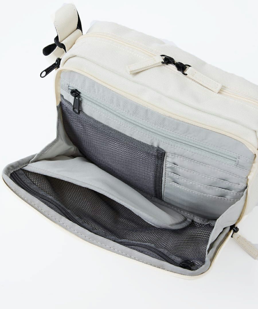 fulcro ショルダーバッグ 撥水 多収納 お財布機能付き 軽量 旅行用 mini Explorer fma-0012