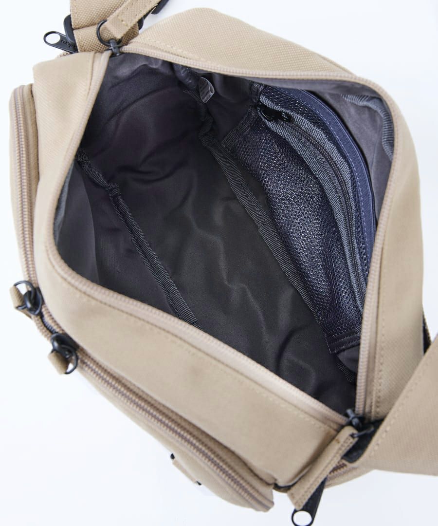 fulcro ショルダーバッグ 撥水 多収納 お財布機能付き 軽量 旅行用 mini Explorer fma-0012