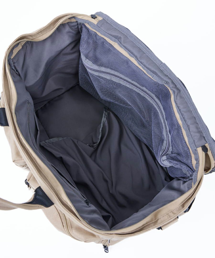 fulcro ボストンバッグ 撥水 キャリーオン シューズポケット付き 2WAY仕様 A4 Explorer fma-0013