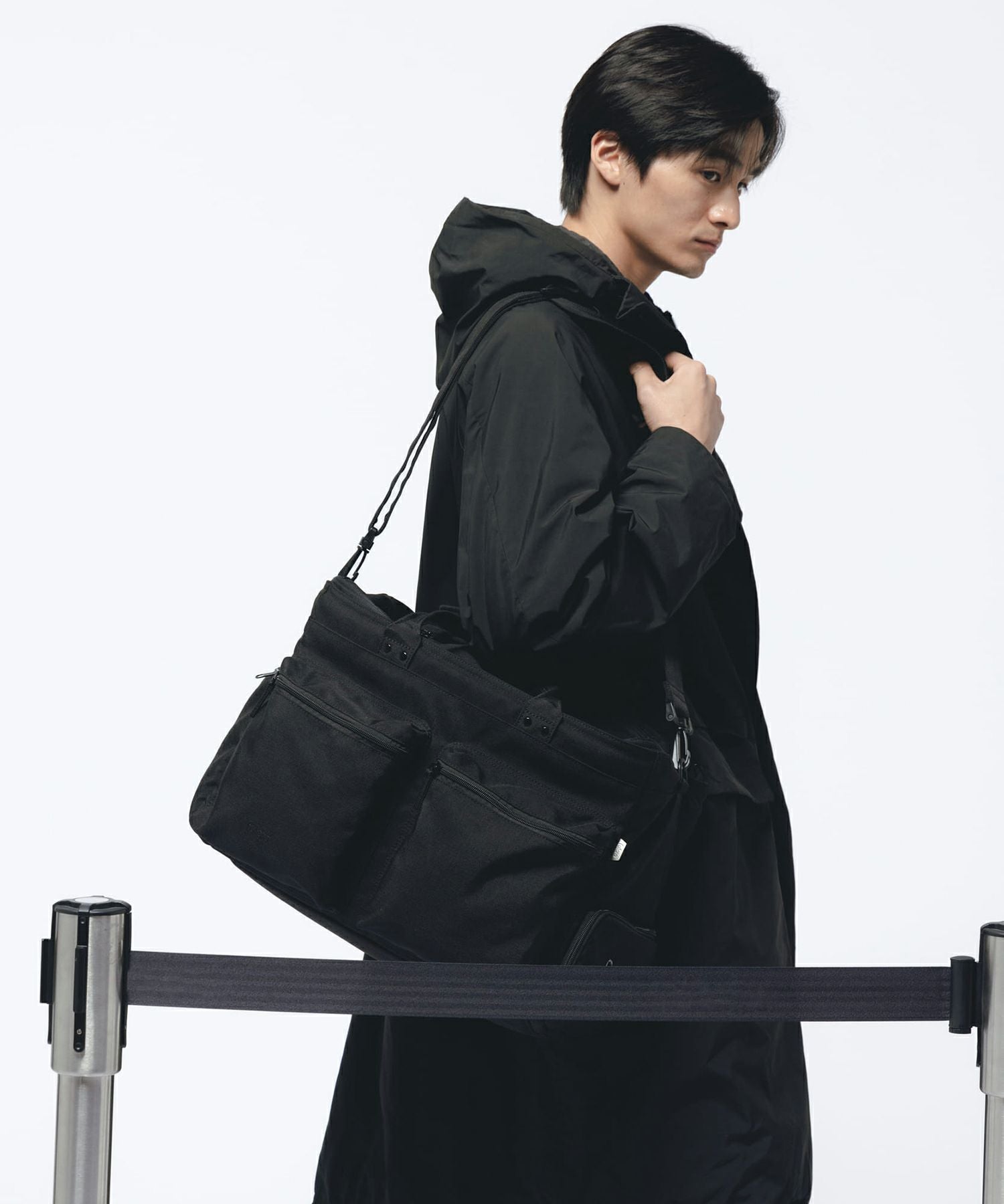 fulcro ボストンバッグ 撥水 キャリーオン シューズポケット付き 2WAY仕様 A4 Explorer fma-0013