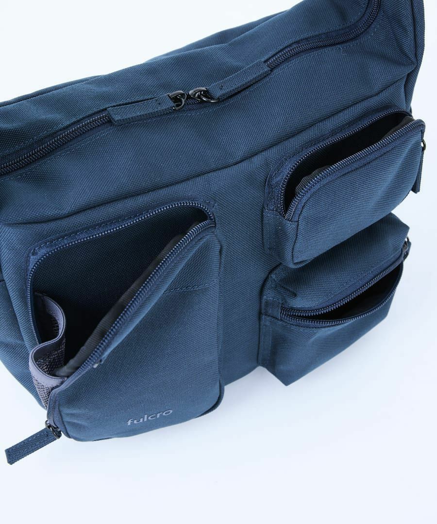 fulcro ショルダーバッグ 撥水 広い開口部 多収納 A5 City fma-0024