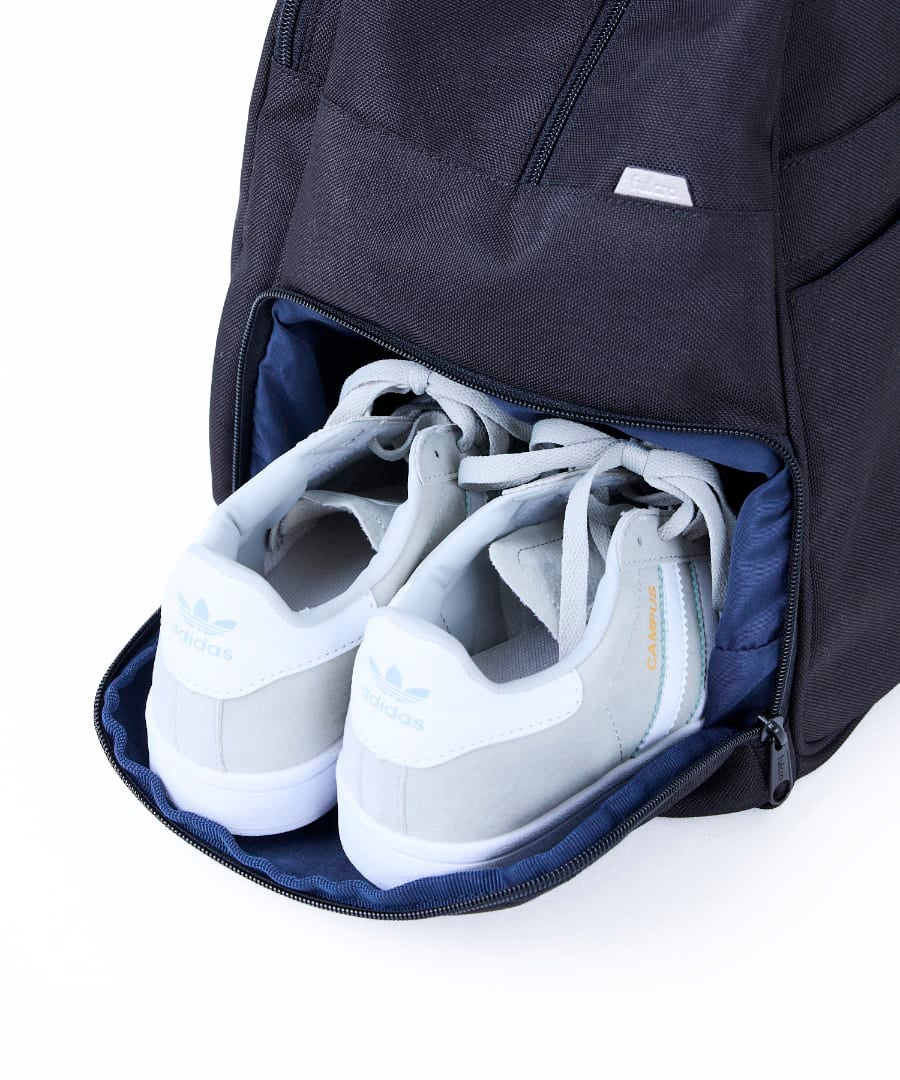 fulcro ボストンバッグ 撥水 大容量 形キープ シューズポケット付 ジムバッグ キャリーオン A4 City fma-0025