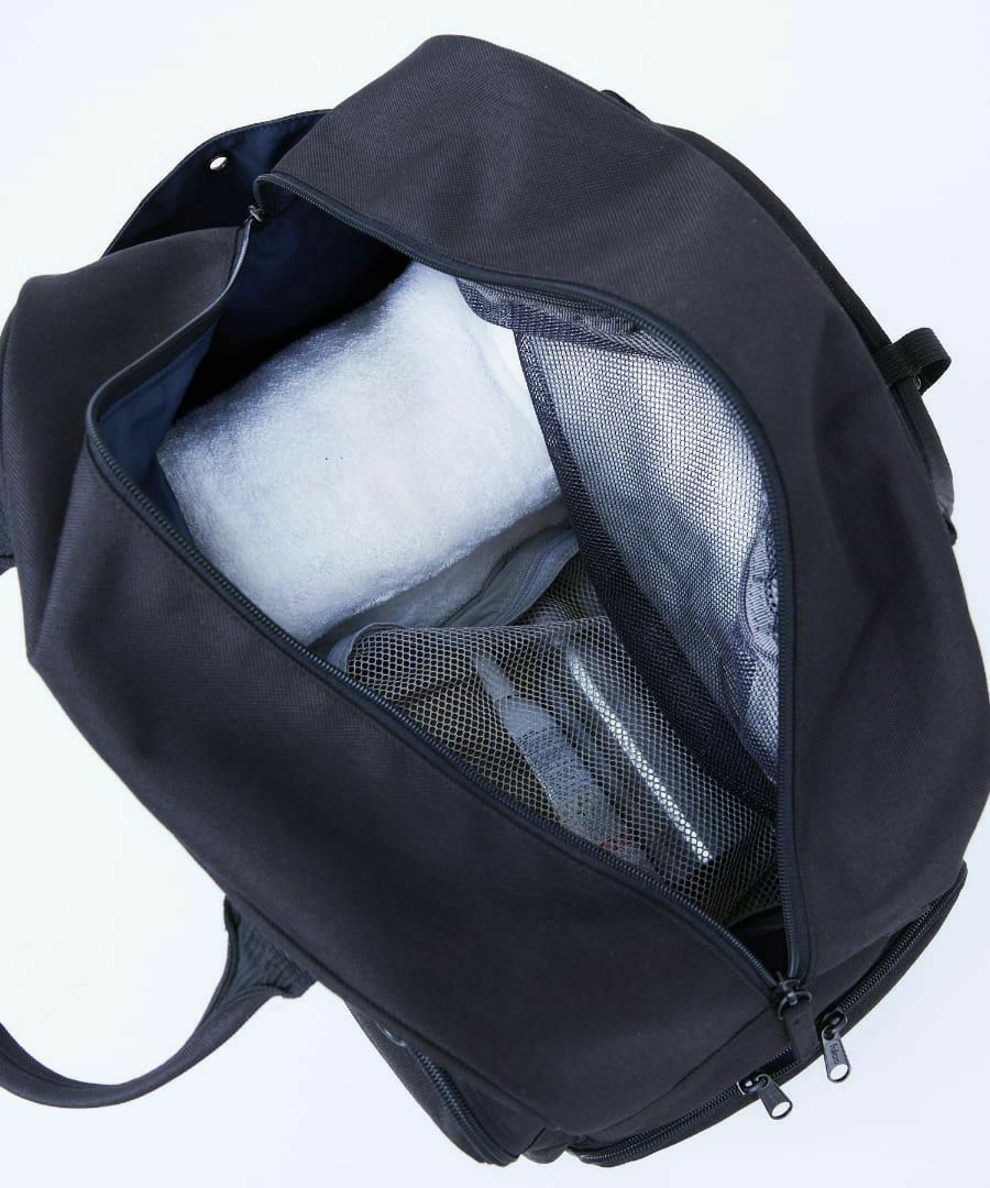 fulcro ボストンバッグ 撥水 大容量 形キープ シューズポケット付 ジムバッグ キャリーオン A4 City fma-0025