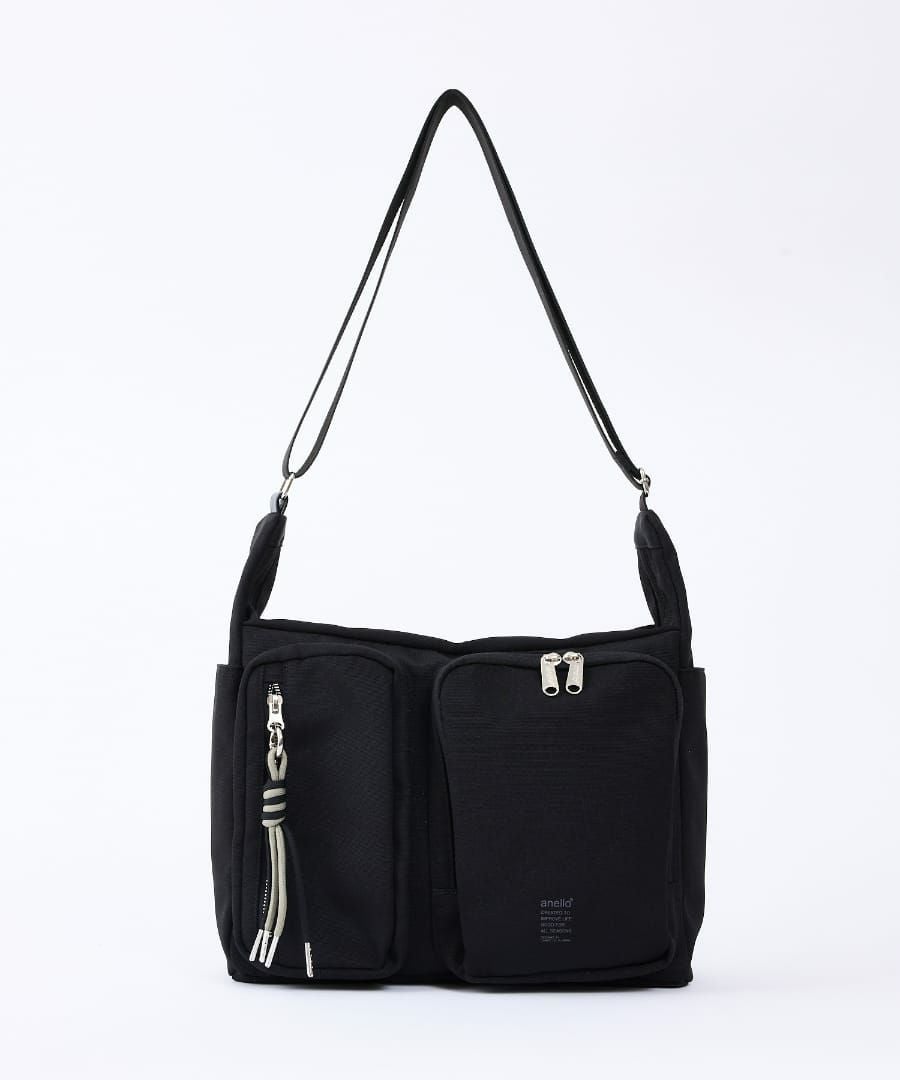 anello ショルダーバッグ 両面撥水 チャーム付き A4 DOROTHY ATB4823