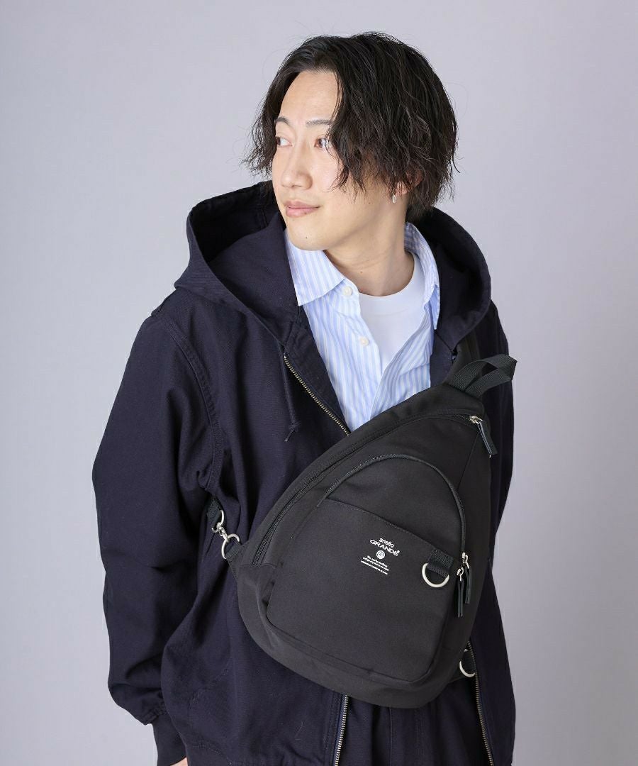 anello GRANDE ボディバッグ ウエストポーチ 撥水 軽量 A5 RENEWAL SPS GTB4771