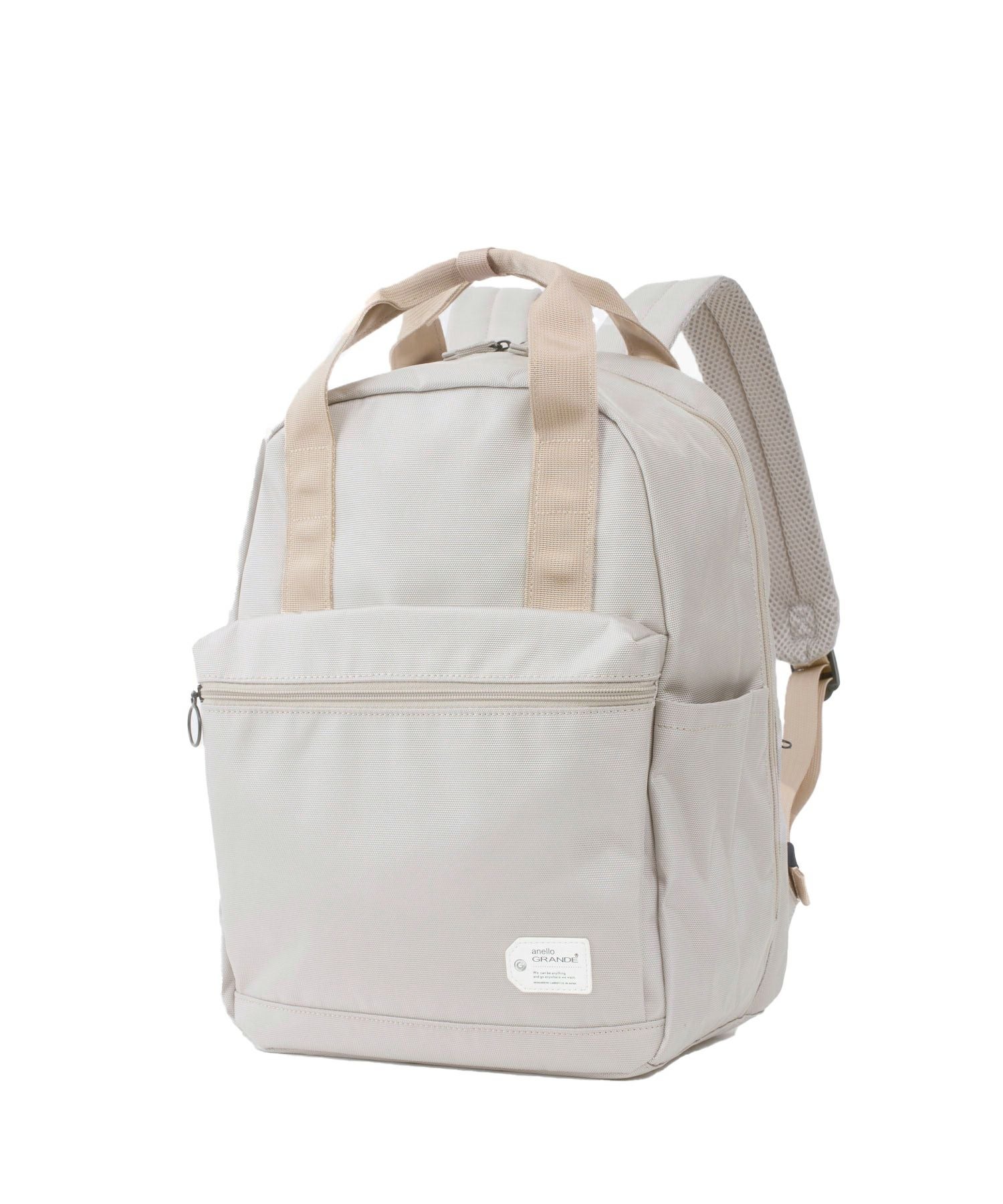 anello GRANDE リュック バックパック 両面撥水 10ポケット PC収納 キャリーオン セキュリティーポケット A4 TAG GTM0894