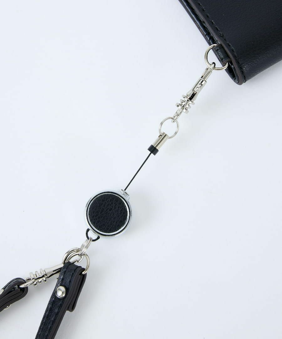 Legato Largo パスケース リール付き コンパクト 0 うすいサイフ　フラップ LJ-F3441