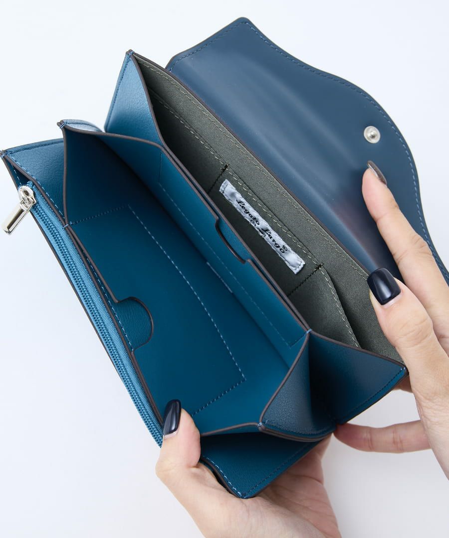 リゾフラ❁﻿長財布 ❁﻿取り置き❁﻿ スマートな縦使い「薄く・軽い」にリサイズ。コンパクト長財布
