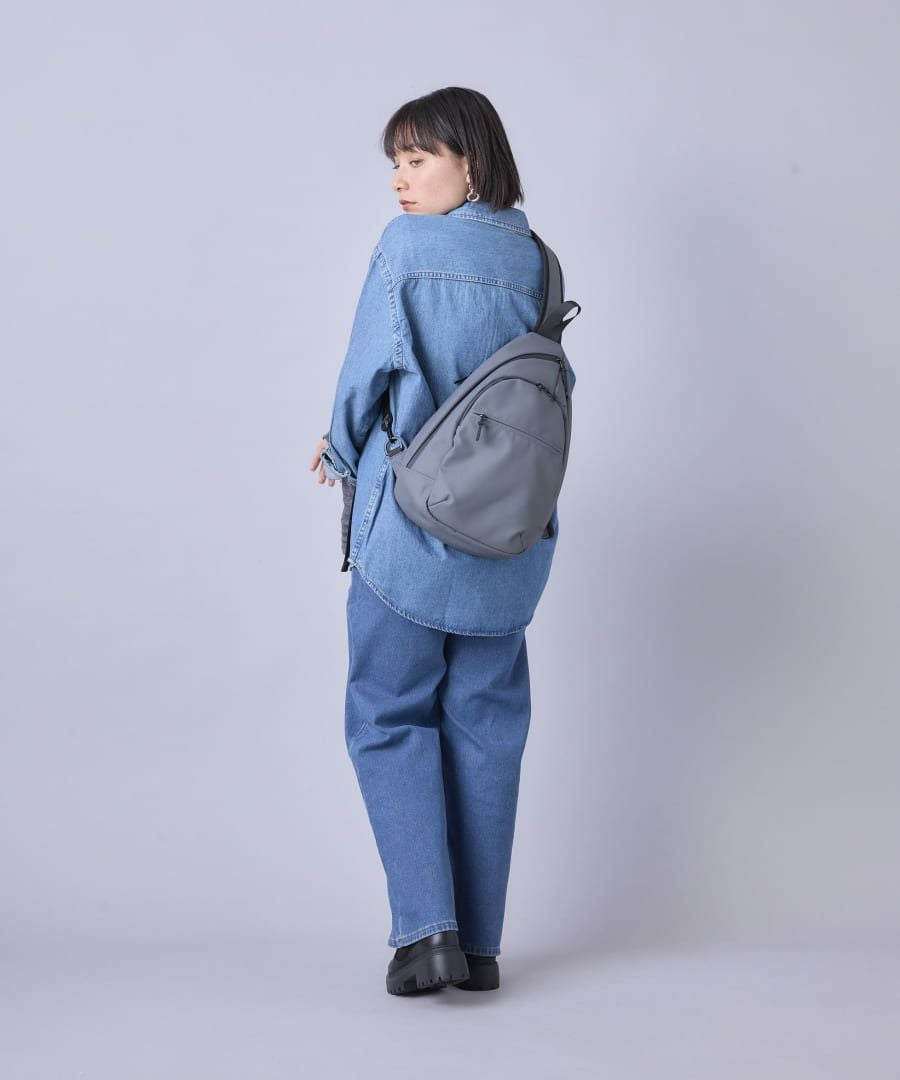 anello ボディバッグ ウエストポーチ 耐水 止水ファスナー キーフック 10ポケット A5 NIMBUS ATS1342