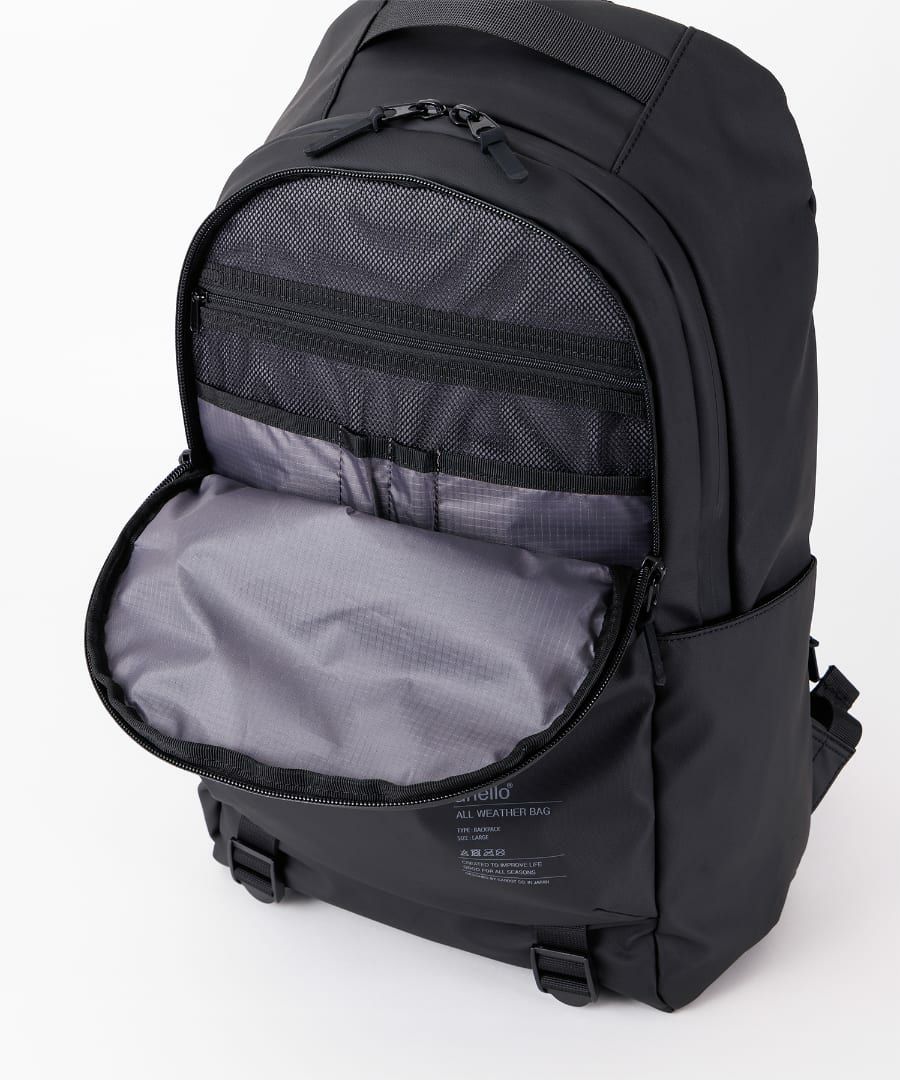 anello リュック バックパック 耐水 止水ﾌｧｽﾅｰ ｷｰﾌｯｸ ｷｬﾘｰｵﾝ ｾｷｭﾘﾃｨﾎﾟｹｯﾄ 11ﾎﾟｹｯﾄ A4 NIMBUS ATS1344