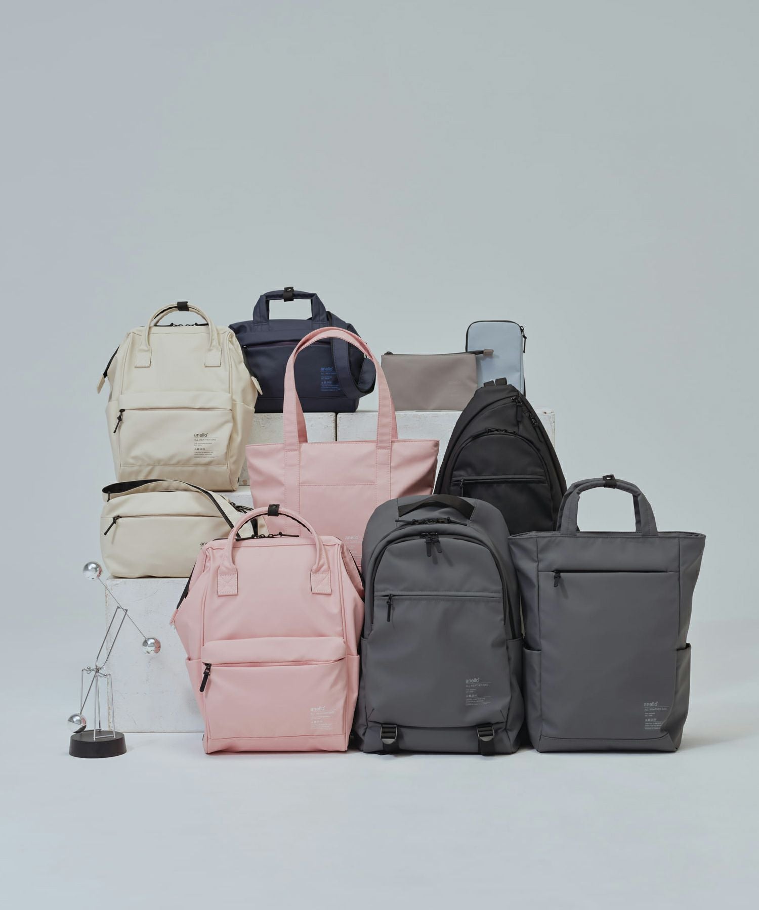 anello リュック バックパック 耐水 止水ﾌｧｽﾅｰ ｷｰﾌｯｸ ｷｬﾘｰｵﾝ ｾｷｭﾘﾃｨﾎﾟｹｯﾄ 11ﾎﾟｹｯﾄ A4 NIMBUS ATS1344