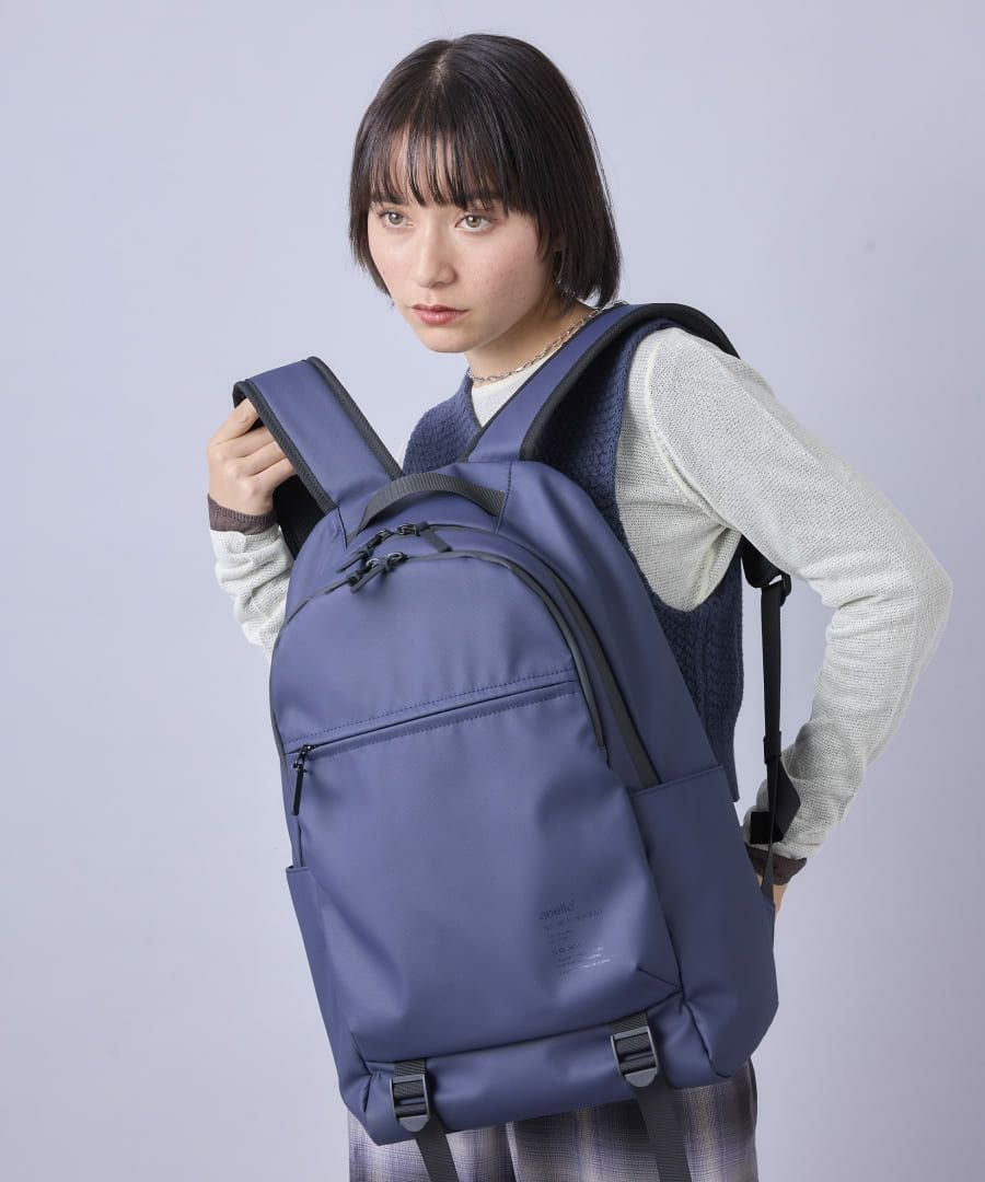 anello リュック バックパック 耐水 止水ﾌｧｽﾅｰ ｷｰﾌｯｸ ｷｬﾘｰｵﾝ ｾｷｭﾘﾃｨﾎﾟｹｯﾄ 11ﾎﾟｹｯﾄ A4 NIMBUS ATS1344