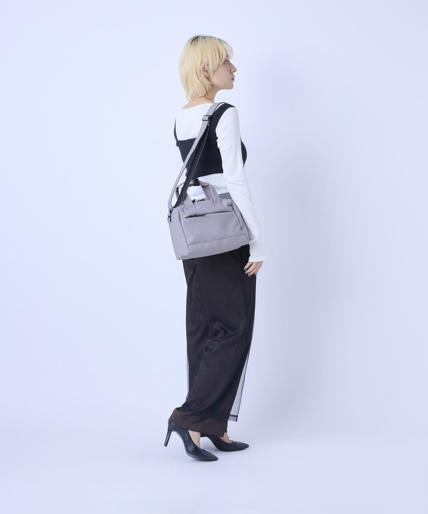 anello ショルダーバッグ 耐水 止水ファスナー 2WAY A5 NIMBUS ATS1345