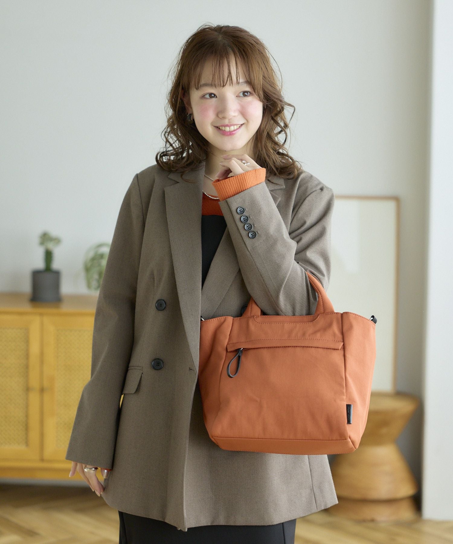 Legato Largo ショルダーバッグ ナチュらくバッグ 撥水 2WAY 5ポケット A5 ナチュらくバッグ LH-F3452