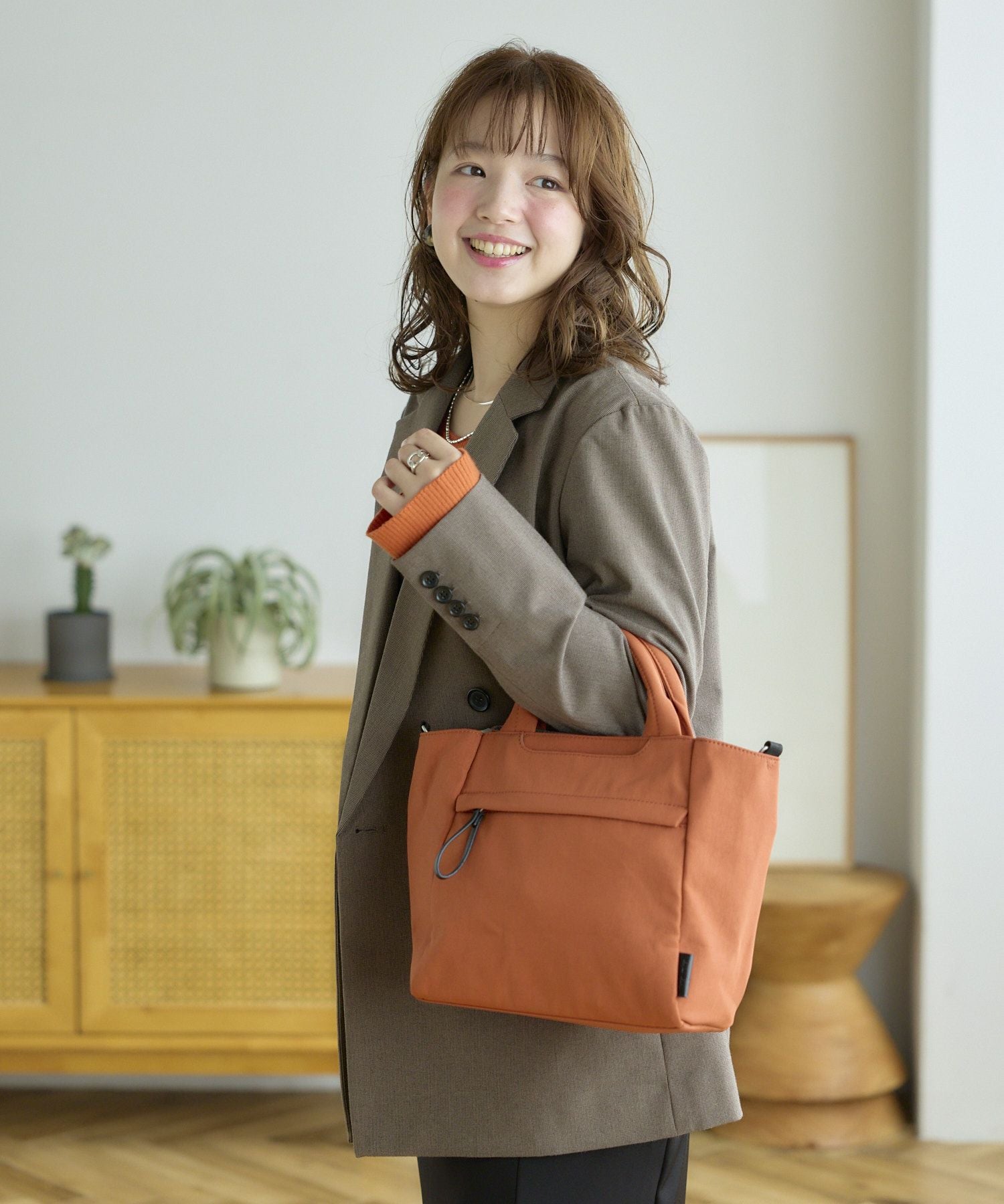 Legato Largo ショルダーバッグ ナチュらくバッグ 撥水 2WAY 5ポケット A5 ナチュらくバッグ LH-F3452