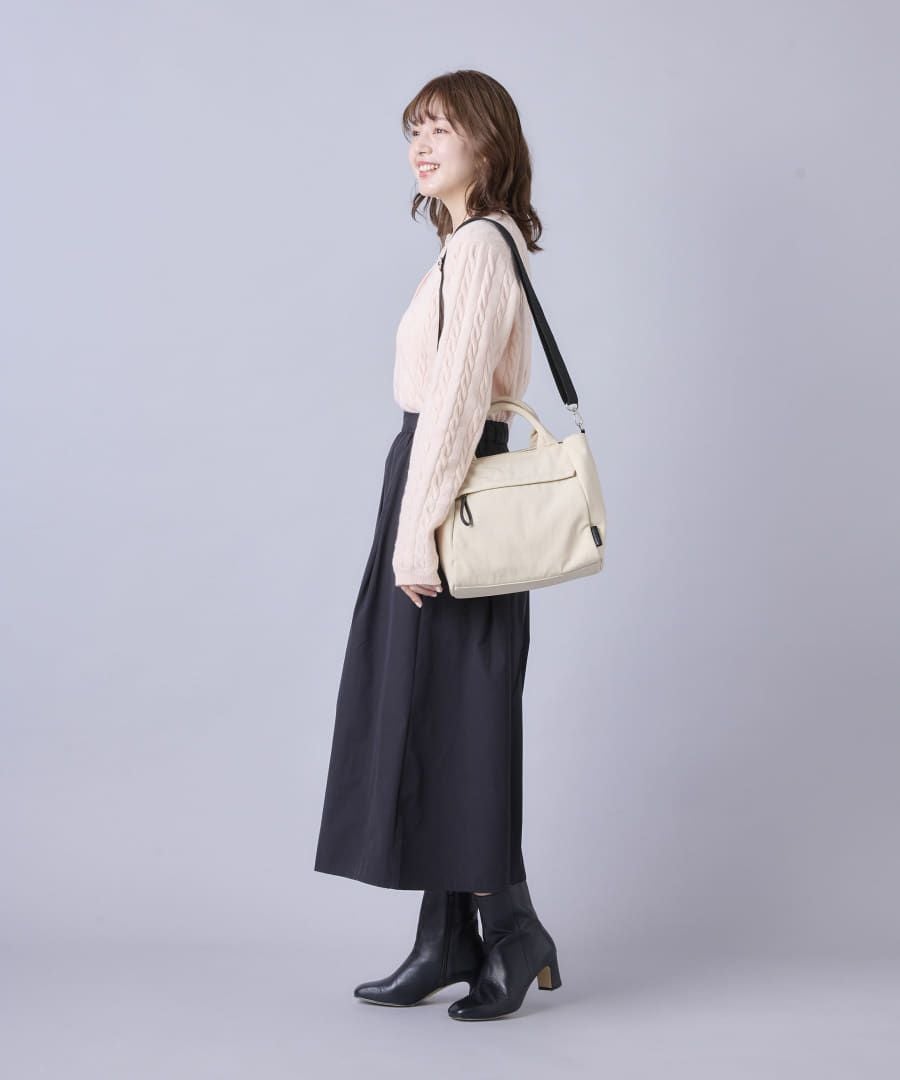Legato Largo ショルダーバッグ ナチュらくバッグ 撥水 2WAY 5ポケット A5 ナチュらくバッグ LH-F3452