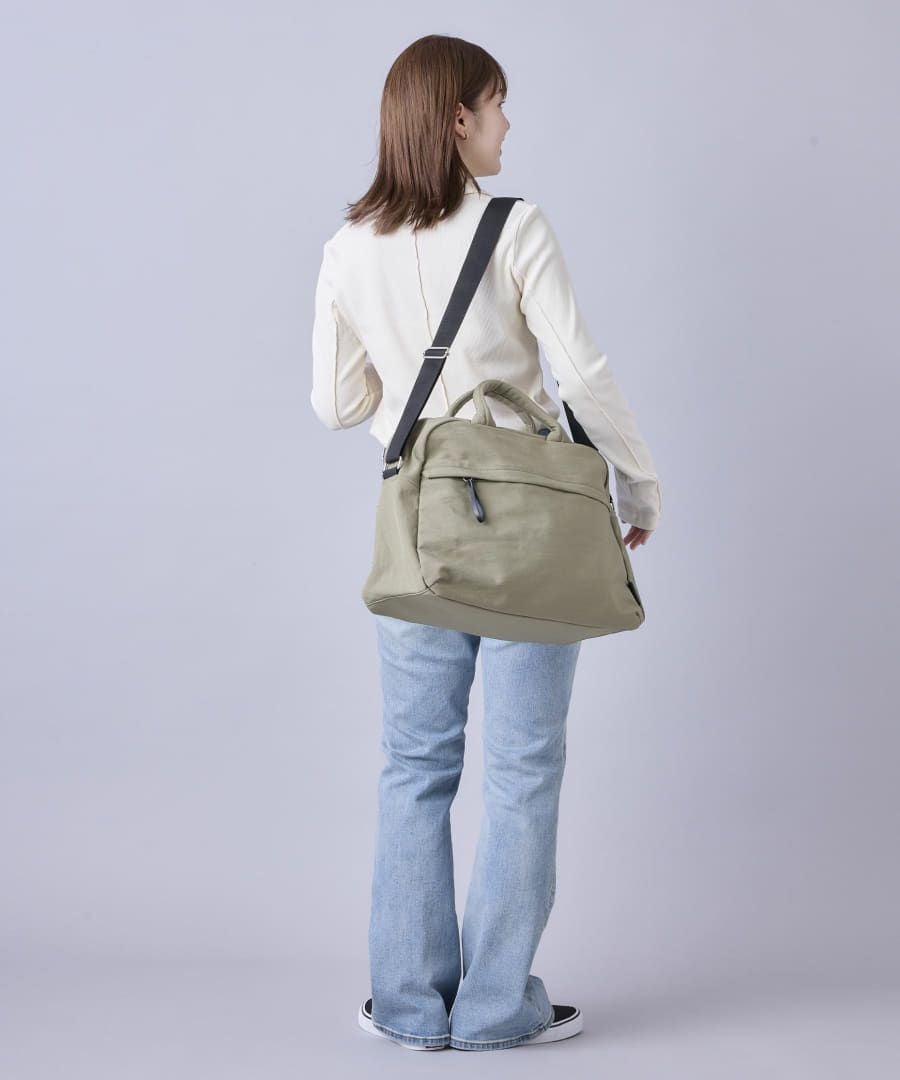 Legato Largo ボストンバッグ ナチュらくバッグ 撥水 5ポケット キャリーオン トラベル A4 ナチュらくバッグ LH-F3454