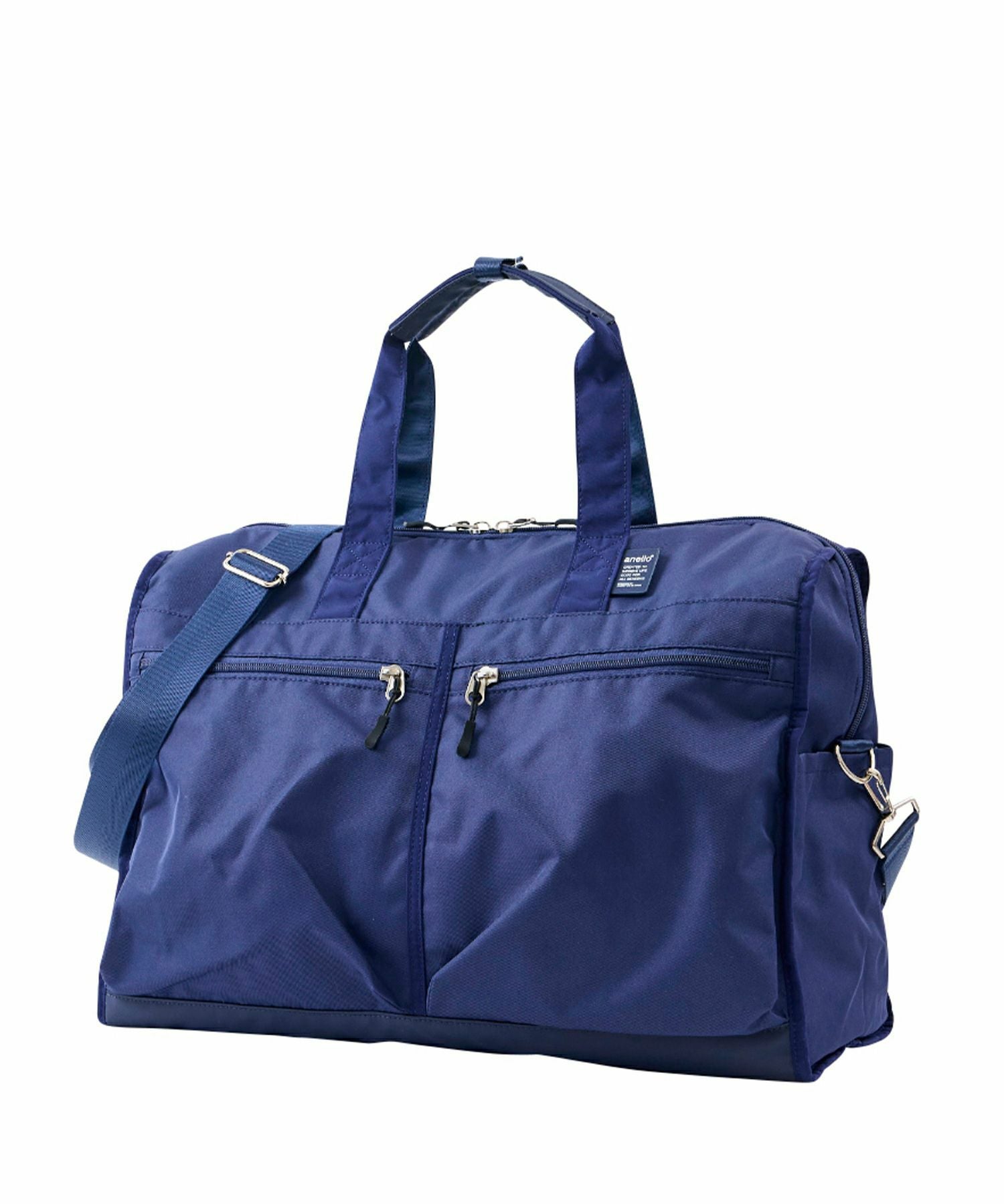 anello ボストンバッグ 両面撥水 軽量 大容量 37L 多機能 10ﾎﾟｹ 2W ｷｬﾘｰｵﾝ ﾎﾞﾄﾙﾎﾟｹ ｼｭｰｽﾞﾎﾟｹ A3 CARRY ATM0951