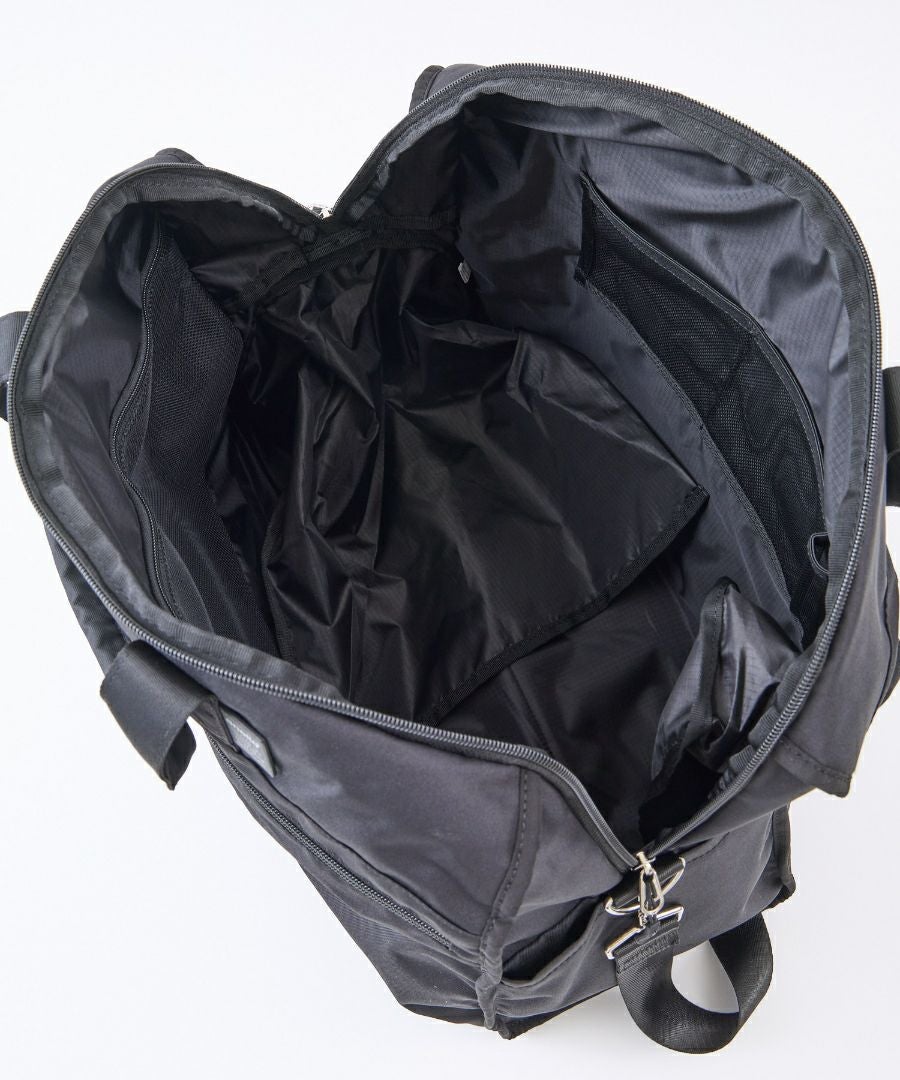 anello ボストンバッグ 両面撥水 軽量 大容量 30L 多機能 10ﾎﾟｹ 2W ｷｬﾘｰｵﾝ ﾎﾞﾄﾙﾎﾟｹ ｼｭｰｽﾞﾎﾟｹ A4 CARRY ATM0952