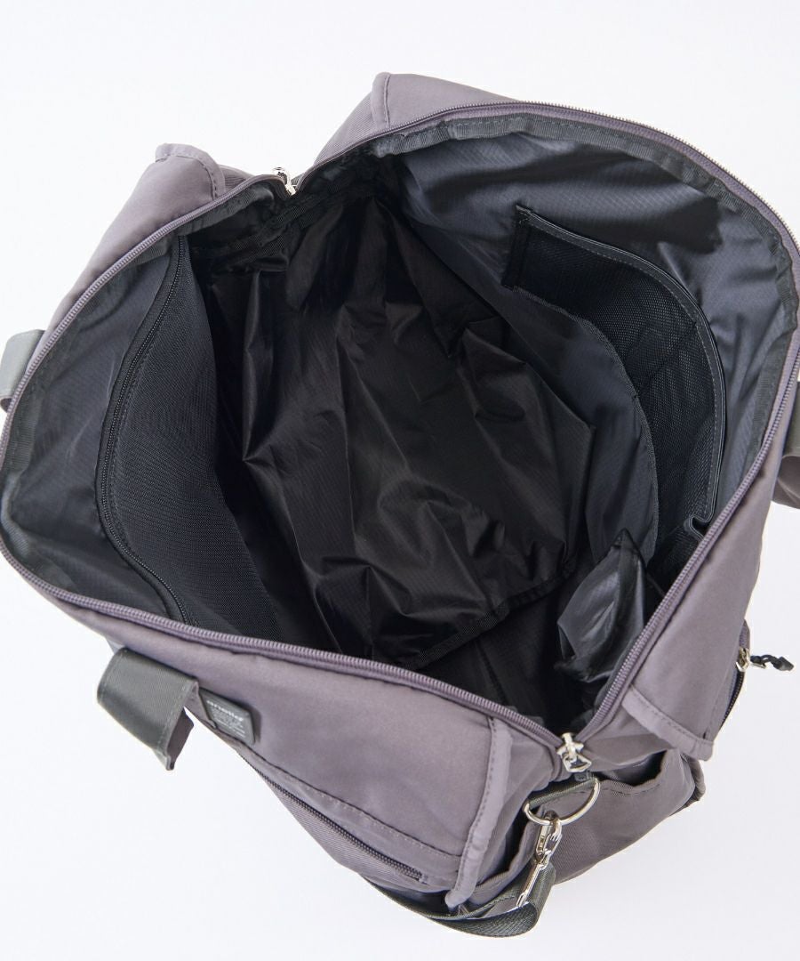 anello ボストンバッグ 両面撥水 軽量 大容量 30L 多機能 10ﾎﾟｹ 2W ｷｬﾘｰｵﾝ ﾎﾞﾄﾙﾎﾟｹ ｼｭｰｽﾞﾎﾟｹ A4 CARRY ATM0952