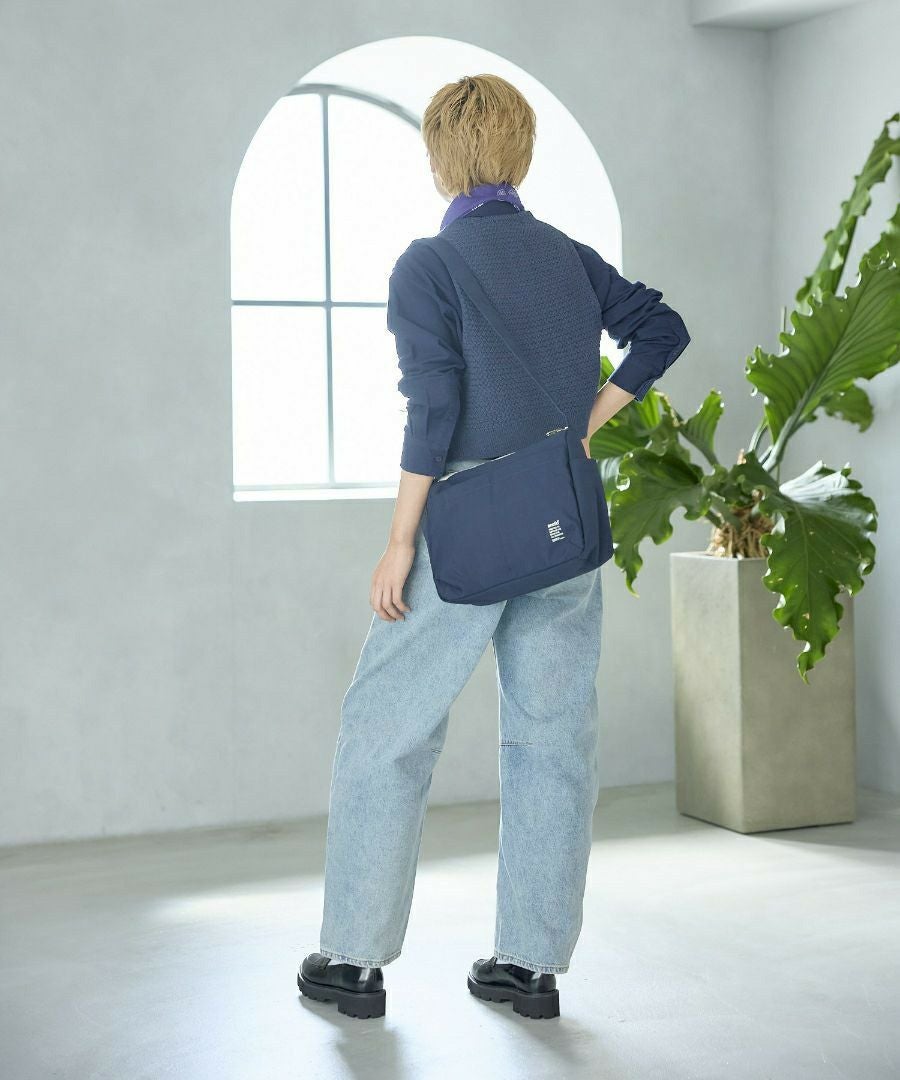 anello ショルダーバッグ 両面撥水 軽量 10ポケット A5 PARADE ATM0964