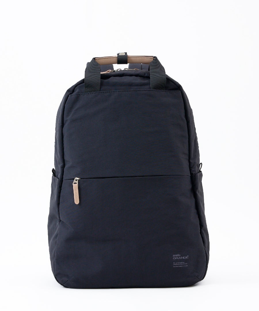 anello GRANDE リュック バックパック 両面撥水 軽量 10ポケット 21L PC収納 キャリーオン セキュリティポ A4 SABLE GTM0971