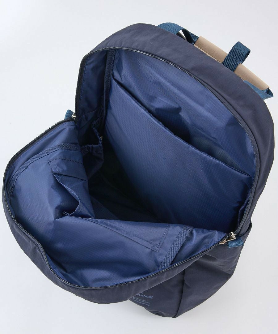 anello GRANDE リュック バックパック 両面撥水 軽量 10ポケット 21L PC収納 キャリーオン セキュリティポ A4 SABLE GTM0971