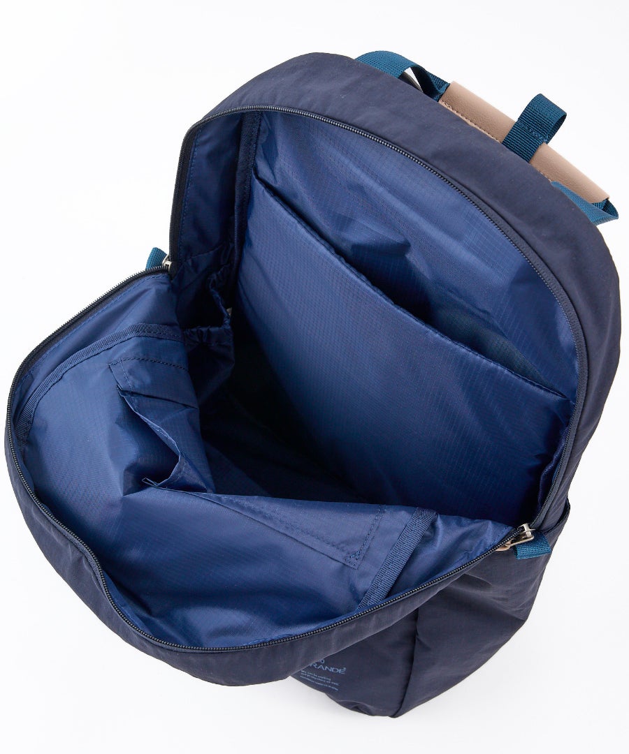 anello GRANDE リュック バックパック 両面撥水 軽量 10ポケット 21L PC収納 キャリーオン セキュリティポ A4 SABLE GTM0971