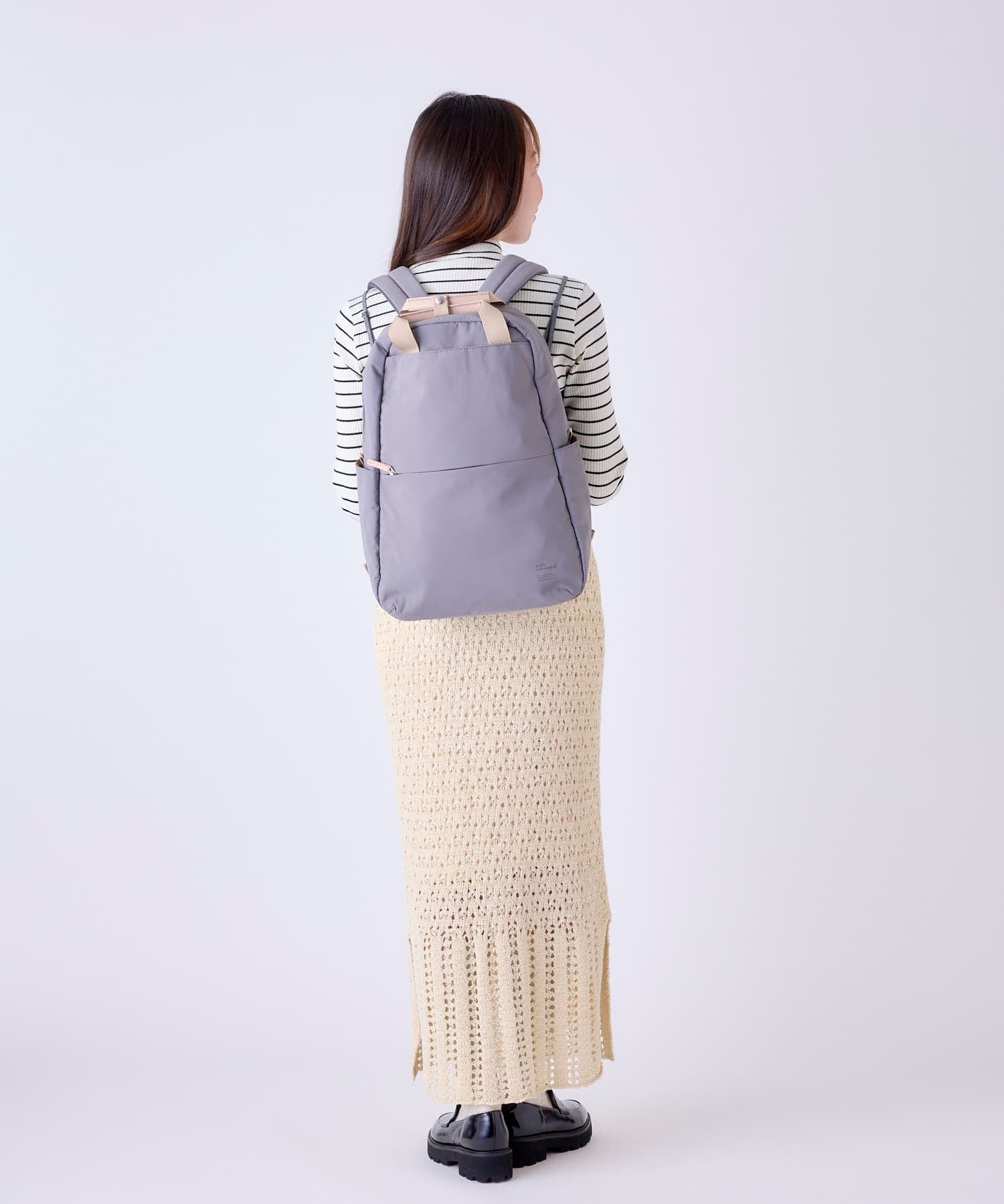 anello GRANDE リュック バックパック 両面撥水 軽量 10ポケット 21L PC収納 キャリーオン セキュリティポ A4 SABLE GTM0971