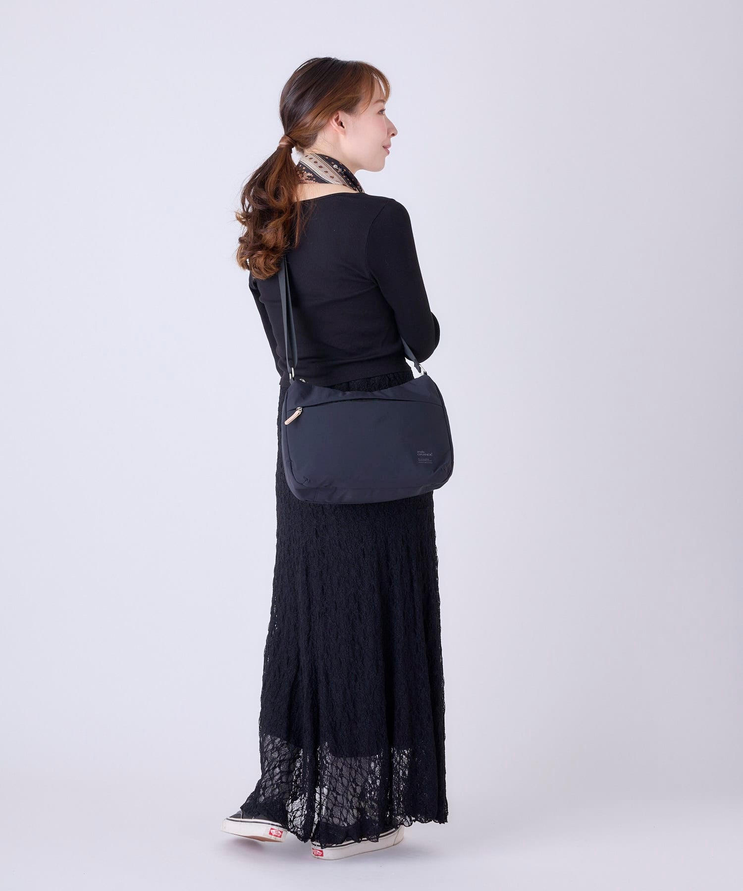 anello GRANDE ショルダーバッグ 両面撥水 軽量 10ポケット A5 SABLE GTM0972