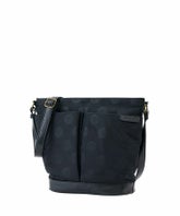 Legato Largo ショルダーバッグ ドット 撥水 バケツ型ショルダー 軽量 A5 撥水ドットナイロン LG-F3472