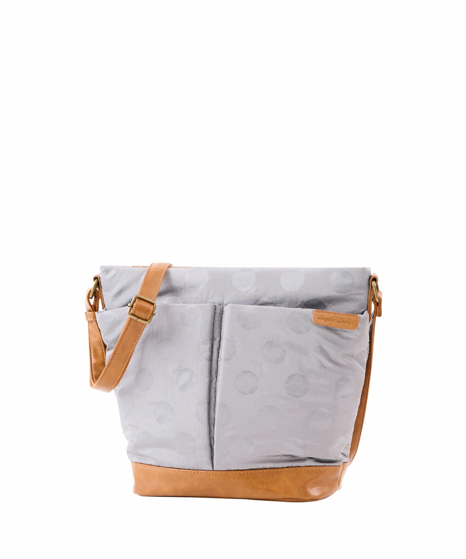 Legato Largo ショルダーバッグ ドット 撥水 バケツ型ショルダー 軽量 A5 撥水ドットナイロン LG-F3472