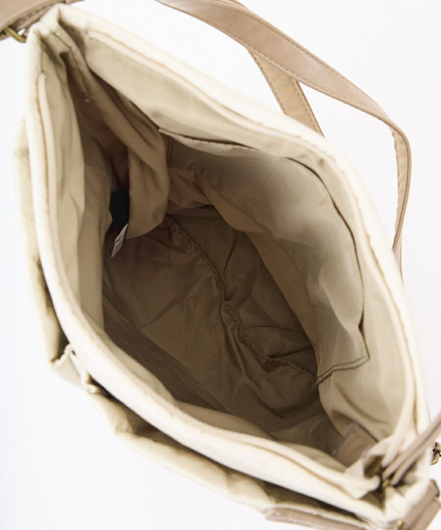 Legato Largo ショルダーバッグ ドット 撥水 バケツ型ショルダー 軽量 A5 撥水ドットナイロン LG-F3472