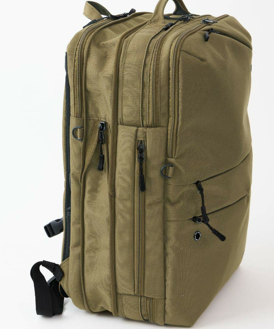 fulcro リュック バックパック 撥水 2WAY 多収納 キャリーオン 拡張 大容量 A4 Explorer fma-0017