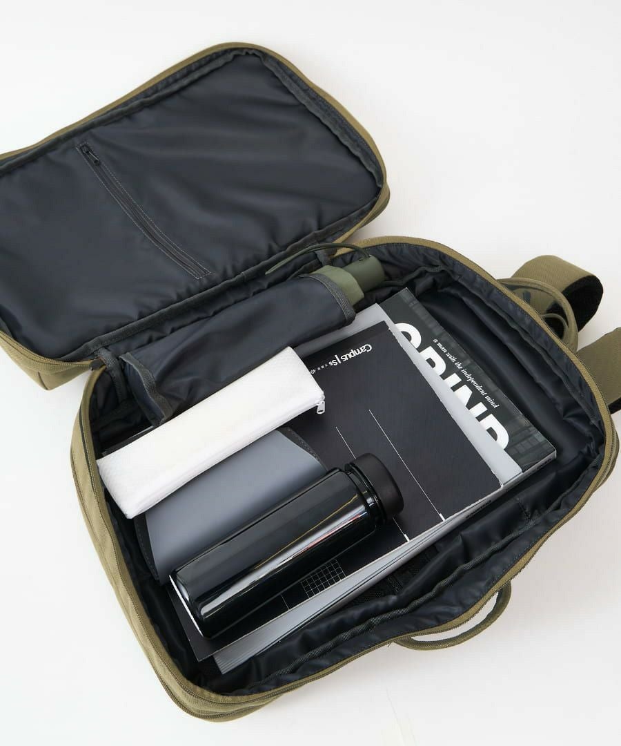 fulcro リュック バックパック 撥水 2WAY 多収納 キャリーオン 拡張 大容量 A4 Explorer fma-0017