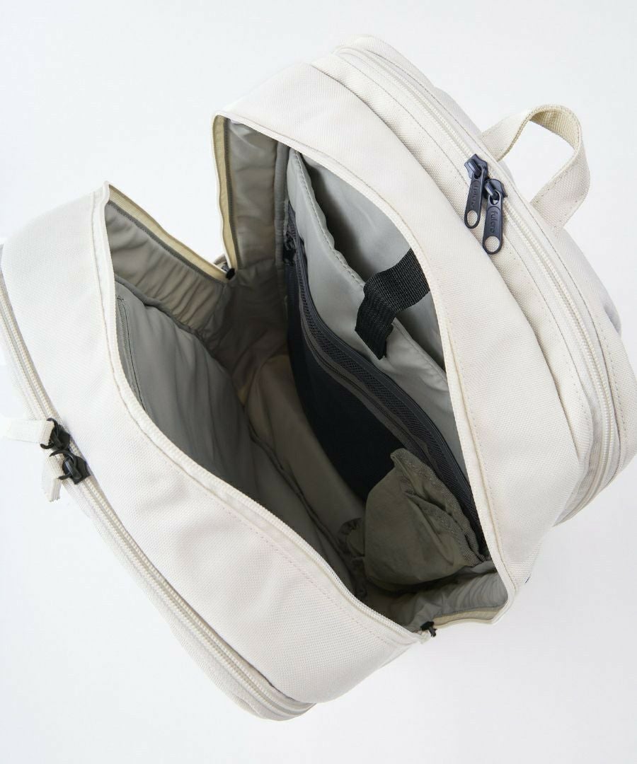 fulcro リュック バックパック 撥水 2WAY 多収納 キャリーオン ダブルPC収納対応 A4 Co-work fma-0035