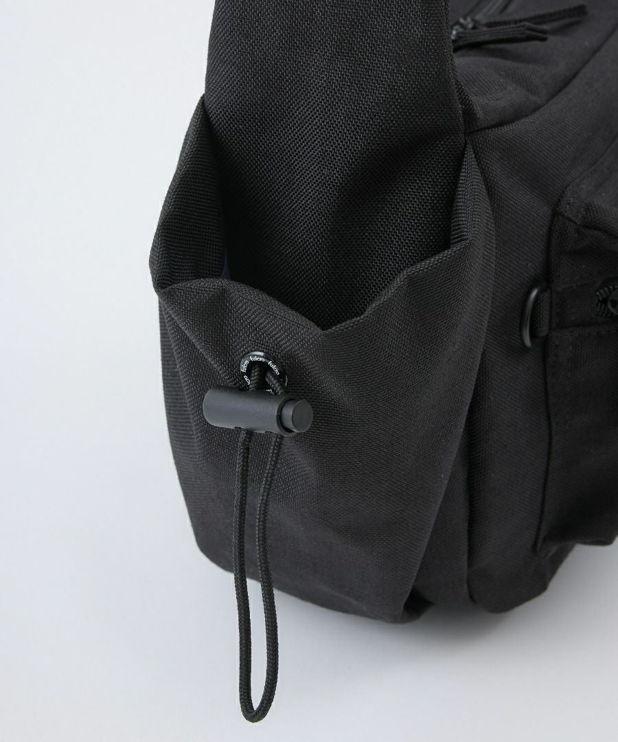 fulcro ショルダーバッグ 撥水 広い開口部 ドローストリングポケット A5 City fma-0023