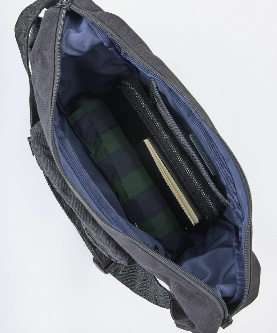 fulcro ショルダーバッグ 撥水 広い開口部 ドローストリングポケット A5 City fma-0023