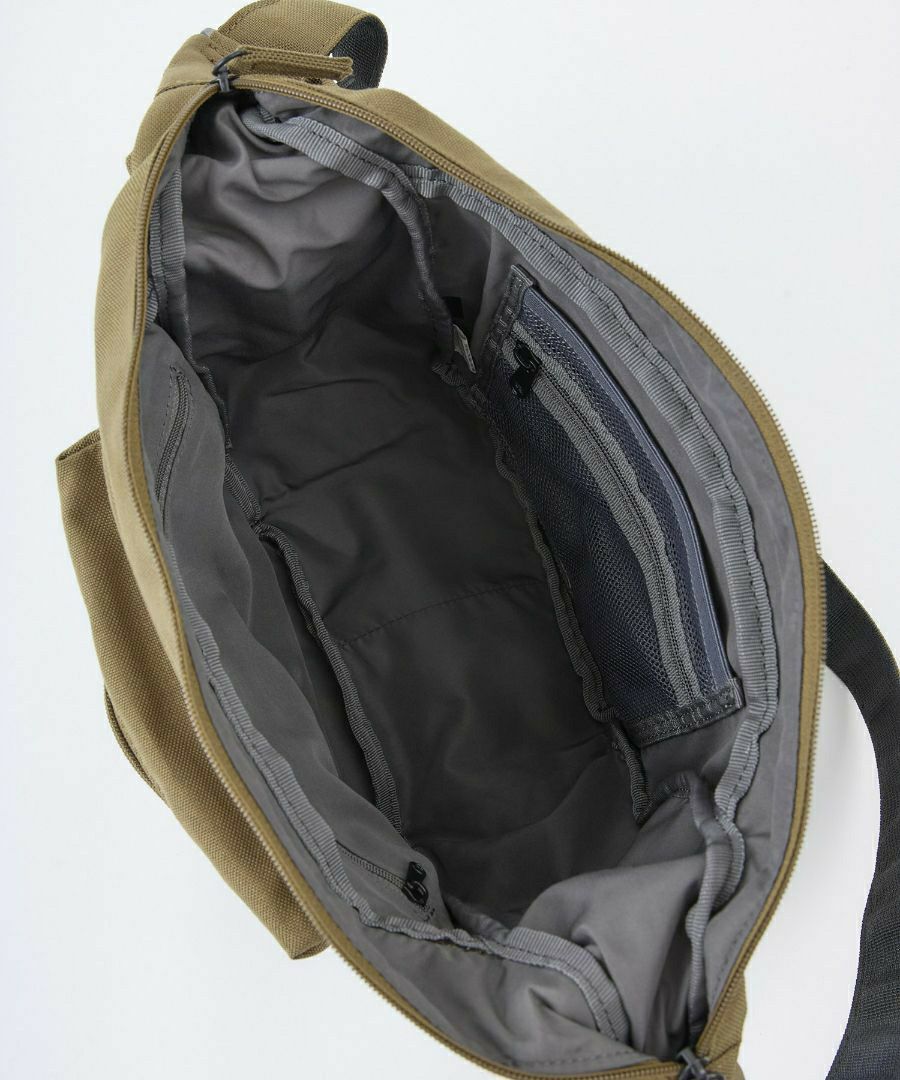 fulcro ショルダーバッグ 撥水 広い開口部 ドローストリングポケット A5 City fma-0023