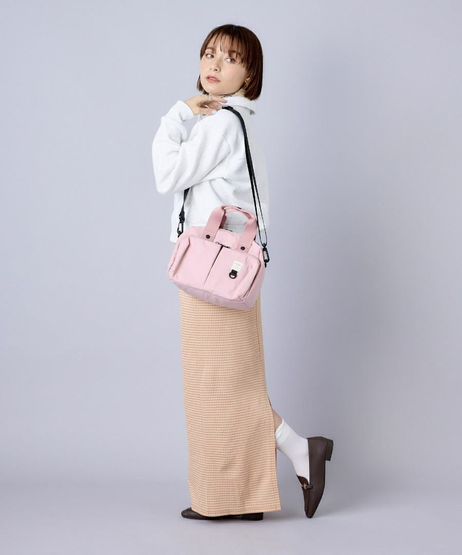 anello ショルダー 両面撥水 軽量 2WAY 10ポケット A5 NEW STANDARD AGB5001