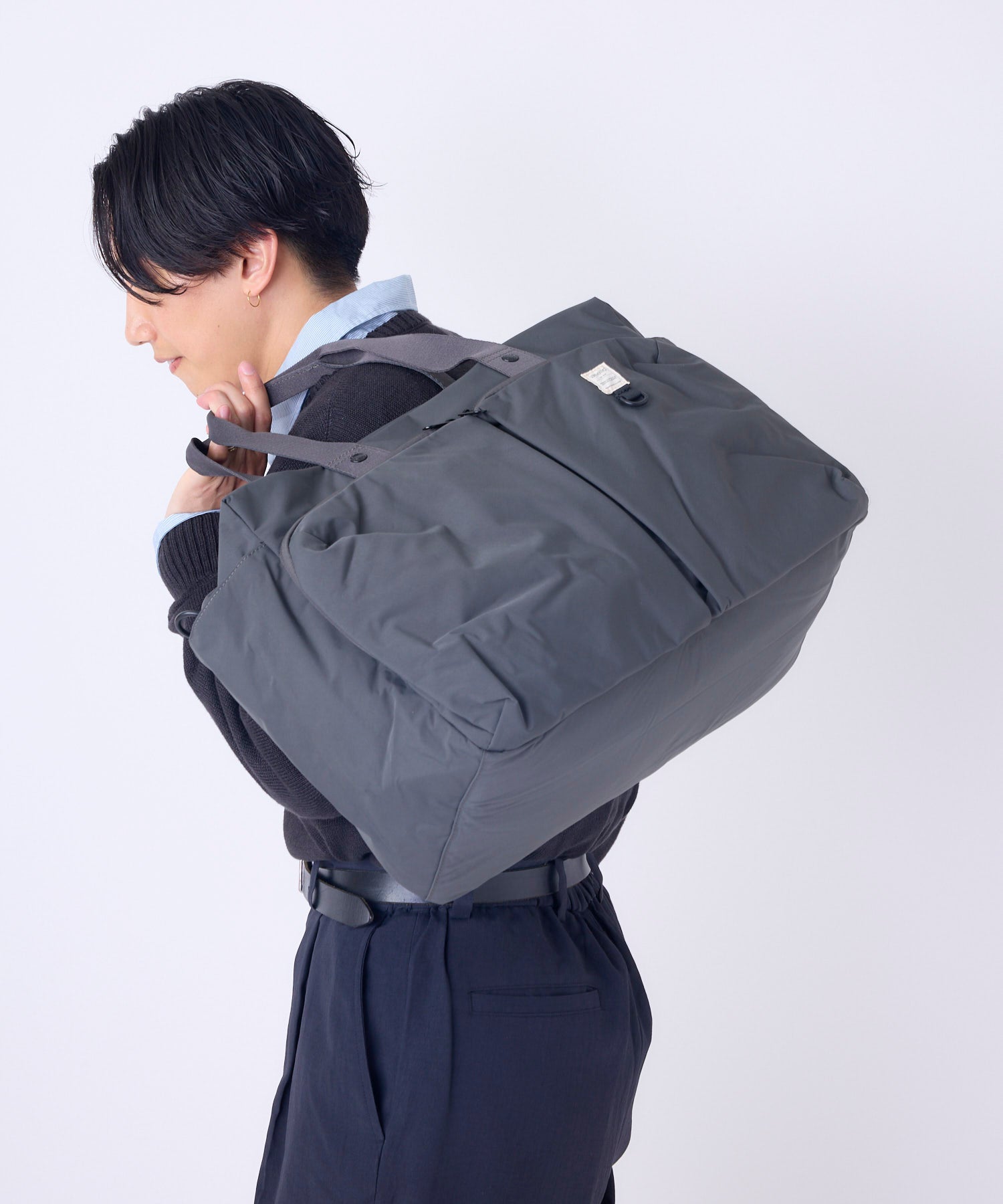 anello ボストンバッグ 両面撥水 軽量 2WAY 11ポケット 30L キャリーオン A3 NEW STANDARD AGB5002