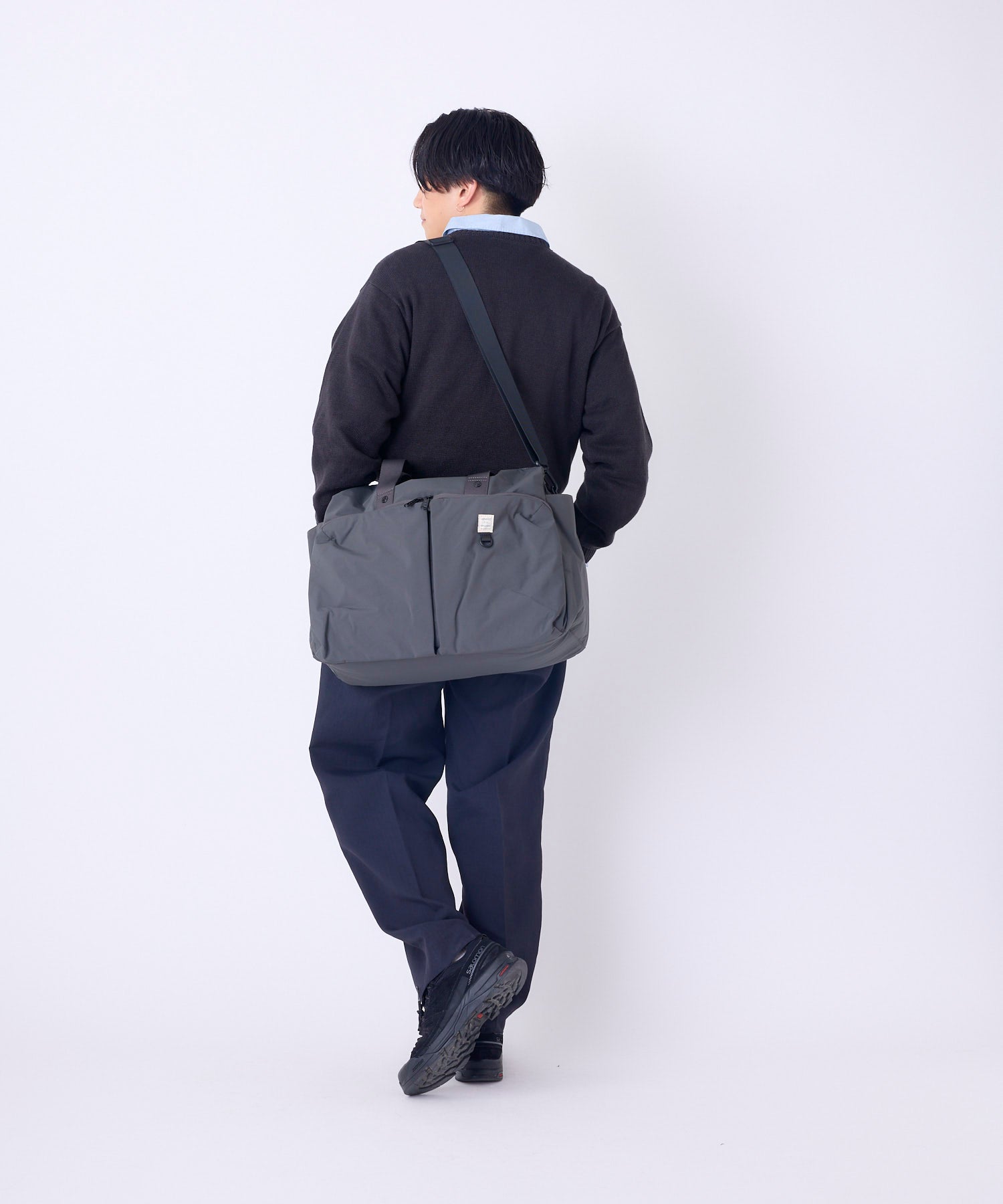 anello ボストンバッグ 両面撥水 軽量 2WAY 11ポケット 30L キャリーオン A3 NEW STANDARD AGB5002