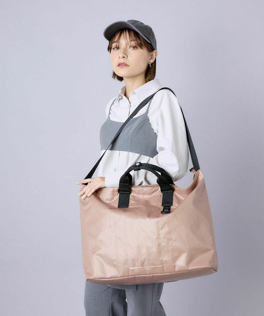 anello トートバッグ 耐水生地 硬すぎない素材でデイリー使いにぴったり A3 DANIELLE AIN1304